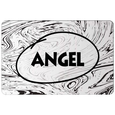Makoroni - Angel Africa 12x18 inc Aluminum Decorative Wall Street Sign