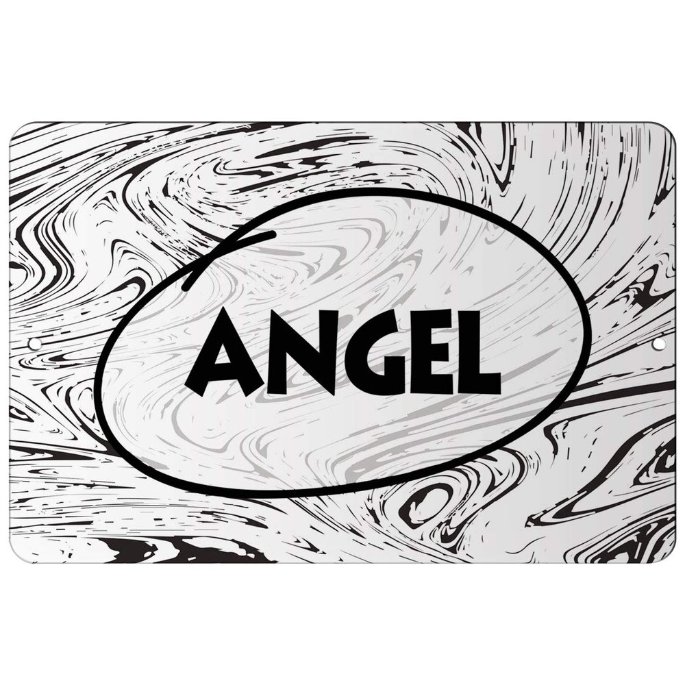 Makoroni - Angel Africa 12x18 inc Aluminum Decorative Wall Street Sign