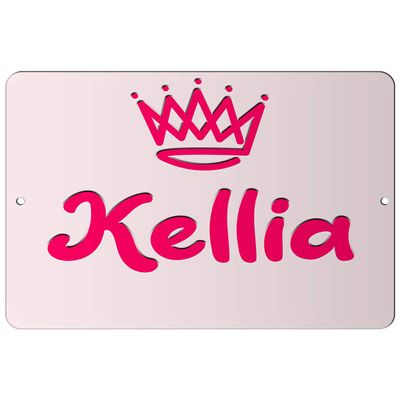 Makoroni - Kellia Girl Female Name 12x18 inc Aluminum Decorative Wall Street Sign