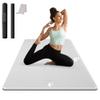CAMBIVO Large Yoga Mat for Men and Women 1/4 Inch Thick, 72" x 48" Extra Wide Workout Mat, Exercise Fitness TPE Mat for Home Gym, Yoga, Pilates, Workout,Stretching,Meditation (Barefoot Exercise) view 1