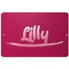 Makoroni - Lilly Female Name 12x18 inc Aluminum Decorative Wall Street Sign view 1