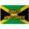 Makoroni - Jamaica WE BE Jammin Jamaican Jamaica Flag 8x12 inc Aluminum Decorative Wall Street Sign view 1