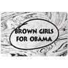 Makoroni - Brown Girls for Obama Africa 12x18 inc Aluminum Decorative Wall Street Sign view 1