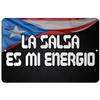 Makoroni - LA Salsa ES MI ENERGIO Puerto Rico 12x18 inc Aluminum Decorative Wall Street Sign view 1