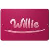 Makoroni - Willie Female Name 12x18 inc Aluminum Decorative Wall Street Sign view 1