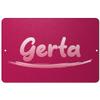 Makoroni - Gerta Female Name 12x18 inc Aluminum Decorative Wall Street Sign view 1
