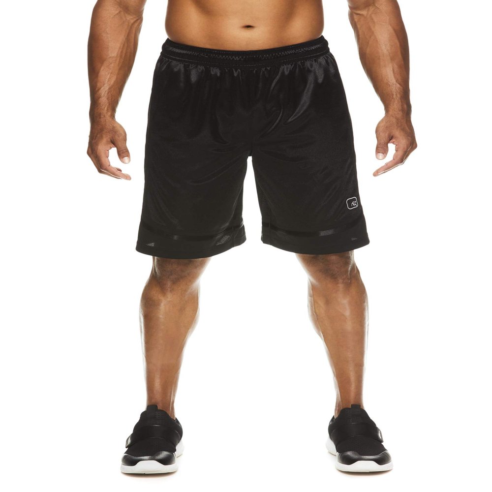 AND1 Men's All Courts Basketball Core Shorts (X-Large 40/42, Black)