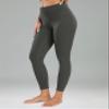 Colorfulkoala Women's High Waisted Tummy Control Workout Leggings 7/8 Length Ultra Soft Yoga Pants 25" (XS, Charcoal Grey) view 4