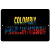 Makoroni - Colombia Medellin Mission Colombia Colombian 12x18 inc Aluminum Decorative Wall Street Sign view 1