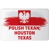 Makoroni - Polish Texan; Houston Texas Polish Polonia 8x12 inc Aluminum Decorative Wall Street Sign view 1