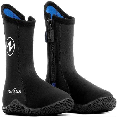 Aqualung 7mm Echozip Dive Boot Black / Blue 11