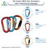 Steel Core Flip Line Kit for Tree Climbing, 1/2 in x 8 ft - USA Made w/Better Grab Adjuster & Steel Swivel, Arborist Equipment Positioning Lanyard for Climbing Trees view 3