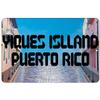 Makoroni - YIQUES ISLLAND Puerto RICO Puerto Rican 8x12 inc Aluminum Decorative Wall Street Sign view 1
