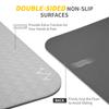 CAMBIVO Extra Wide Yoga Mat for Women and Men (72"x 32"x 1/4"), SGS Certified, Non-slip Large TPE Exercise Fitness Mat for Yoga, Pilates, Workout (6mm, A-Gray) view 3