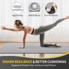 CAMBIVO Extra Wide Yoga Mat for Women and Men (72"x 32"x 1/4"), SGS Certified, Non-slip Large TPE Exercise Fitness Mat for Yoga, Pilates, Workout (6mm, A-Gray) view 4