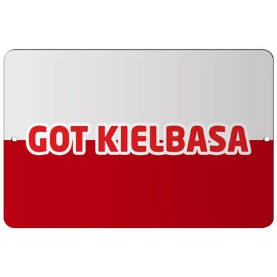 Makoroni - GOT Kielbasa Polish 12x18 inc Aluminum Decorative Wall Street Sign