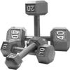Apollo Athletics 1-Pair Solid Cast Iron Dumbbell, Hexagon Head - Ideal for Strength Training, Building Muscles, 12LB view 3