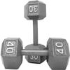 Apollo Athletics 1-Pair Solid Cast Iron Dumbbell, Hexagon Head - Ideal for Strength Training, Building Muscles, 12LB view 4
