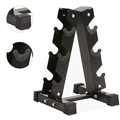 Racks Dumbbell Rack Dumbbell Stand Indoor Sports Equipment Men's Home Fitness Gym Equipment Multi-Layer Dumbbell Storage Rack Dumbbell Rack Support Strength Training Only Sell Shelves Dumbbell Racks