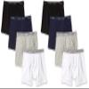 Calvin Klein Kids Boys' Modern Cotton Boxer Brief Underwear 8-Pack, Basic Pack, Small view 1