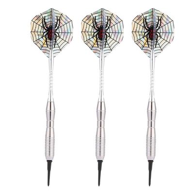 Steel Tip Darts, 3Pcs Iron + Silver Plating 3.5cm Steel Tip Target Throwing Needle Darts Flights Slim Needle Shafts and Barrels Flight Darts for Beginner Chess And Cards Supplies