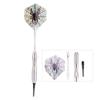 Steel Tip Darts, 3Pcs Iron + Silver Plating 3.5cm Steel Tip Target Throwing Needle Darts Flights Slim Needle Shafts and Barrels Flight Darts for Beginner Chess And Cards Supplies view 2