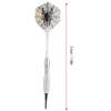 Steel Tip Darts, 3Pcs Iron + Silver Plating 3.5cm Steel Tip Target Throwing Needle Darts Flights Slim Needle Shafts and Barrels Flight Darts for Beginner Chess And Cards Supplies view 4