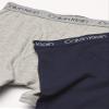 Calvin Klein Boys Modern Cotton Assorted Boxer Briefs Underwear, Pack of 2 Blk Iris/H.gray Small view 2