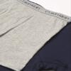 Calvin Klein Boys Modern Cotton Assorted Boxer Briefs Underwear, Pack of 2 Blk Iris/H.gray Small view 3