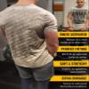 Actizio Men's Workout Shirt Cotton Fabric T-Shirt Short Sleeve Sweat Activated Motivational Exercise Gym Athletic Fit Moisture Wicking Fitness Shirt - Nobody Cares - Work Harder (Size S) view 2