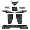 140x Premium 9 Piece Carbon Fiber Kit Fits Honda ATC70 Graphic Complete Decal Kit - Assorted Colors view 1