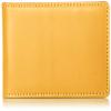 ASSKA K2335-OR Genuine Leather Pass Case Made in Italy Leather - yellow view 1