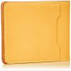 ASSKA K2335-OR Genuine Leather Pass Case Made in Italy Leather - yellow view 2
