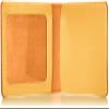 ASSKA K2335-OR Genuine Leather Pass Case Made in Italy Leather - yellow view 3