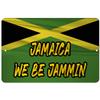 Makoroni - Jamaica WE BE Jammin Jamaican Flag 12x18 inc Aluminum Decorative Wall Street Sign view 1