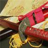 GLW Sword 41' 1095 HIGH Carbon Steel RED Full Japanese Samurai Sword Katana Dragon TSUBA view 4