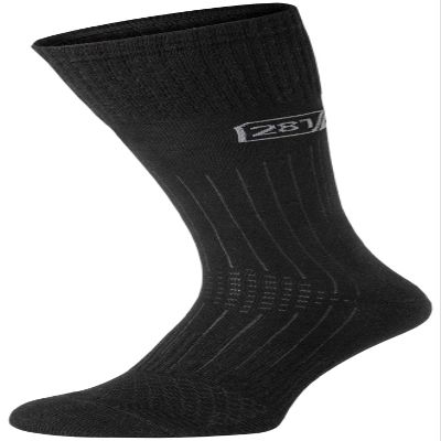 281Z Military Lightweight Boot Socks - Tactical Trekking Hiking - Outdoor Athletic Sport (Black)(Medium 1 Pair)
