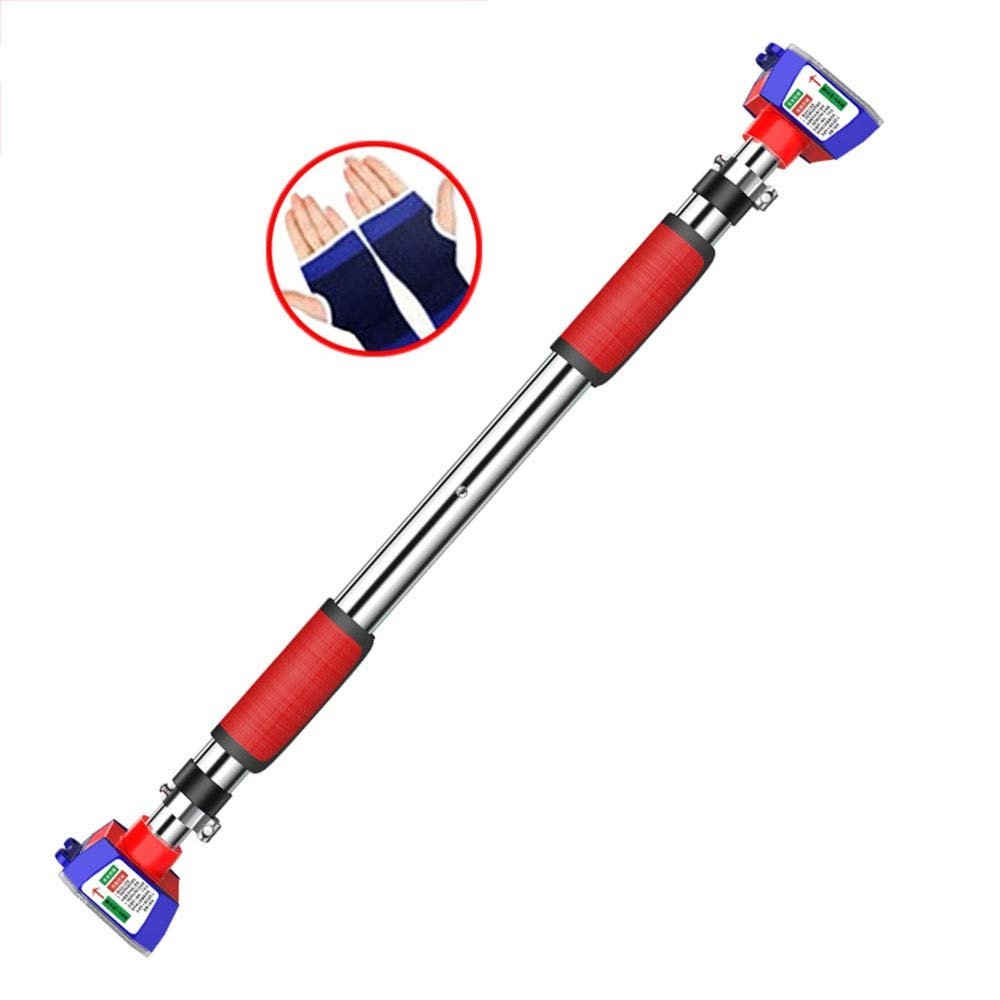 Pull Up Bar HUAHUA Indoor Door Frame Chin-Up Bar Fitness Equipment, Thickened Steel, No Punching, Load Bearing 150Kg, 5 Sizes (Size : 73-94cm)