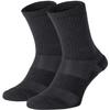 281Z Military Cotton Micro Crew Boot Socks - Cushioned Sole - Moisture Wicking - Odor Resistant - Hiking Trekking Outdoor (Black Medium 2 Pairs) view 1