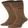 281Z Military Lightweight Uniform Boot Socks - Tactical Trekking Hiking - Outdoor Athletic Sport (Coyote Brown Small 2 Pairs Pack) view 1