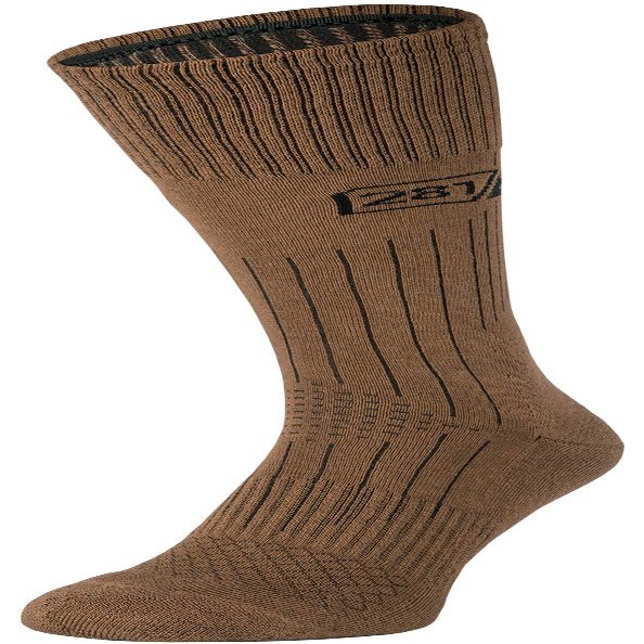 281Z Military Lightweight Uniform Boot Socks - Tactical Trekking Hiking - Outdoor Athletic Sport (Coyote Brown X-Small 1 Pair)