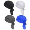 4 Pack Dew Rags Sweat Wicking Doo Cap, Cooling Helmet Liners, Sport Absorptive Moisture Pirate Scarf Bandana Skull Wrap Caps, Cycling Motorcycle Quick Drying Beanie Chemo Caps view 1