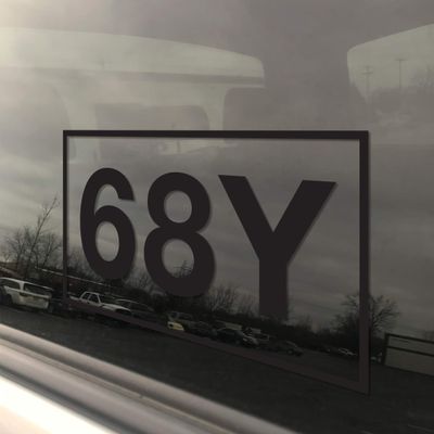 5-Pack Army MOS 68Y Optical Specialist Window Decal. Free Lifetime Replacement. 3" x 5" Heavy Duty Die Cut Vinyl Veteran Bumper Sticker. (Black)