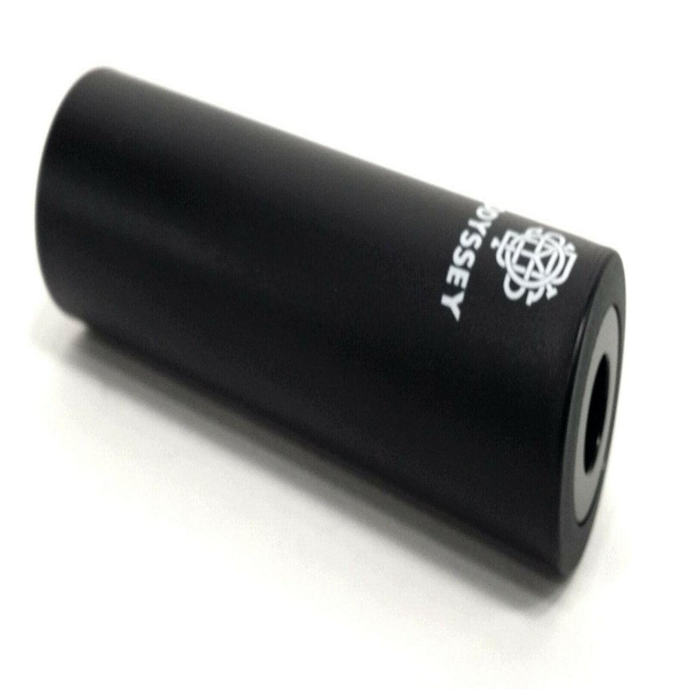Odyssey Graduate PC Peg - 5", Cro-Mo core, Plastic Sleeve, Single with 3/8" Adapter, Black