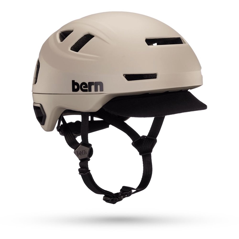 Bern Hudson MIPS Adult Bike Helmet with Rotational Impact Safety, up to 27 MPHAdjustable Safety Light Includedfor Bikes, E Scooters, E Bikes +Fully Certified