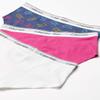 Calvin Klein Girls' Modern Cotton Hipster Underwear 3-Pack, Very Berry/White/Ck Logo, Medium view 2