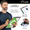 Champion Sports Dry Erase Clipboard for Coaching Baseball - Whiteboards for Strategizing, Techniques, Plays - 2-Sided Clipboards with Clip - Front Side Full Feild - Backside 2-Team Lineup (BSBOARD) view 4