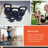 Body Sport Cast Iron Kettlebell, 15 lb.  At-Home Gym Equipment  Kettlebell Free Weights  Strength & Core Training Equipment  Cast Iron Resistance Workout Gear view 3