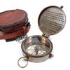 Brass Compass/Leather Case Nautical Working Marine Instruments(Vintage Gifts) view 2