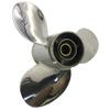 ARKDOZA 3 Blade Props Propeller for Tohatsu 9.9/12/15/18/20HP RH Dia 9.25 inch Stainless Steel (9.25 (Dia) x 11 (Pitch)) view 3
